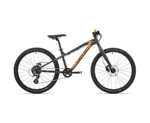 Lasten polkupyörä Rock Machine Blizz 24 Matte Khaki/Neon Orange/Black