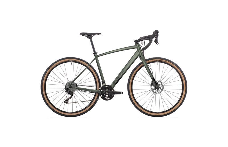 Gravelsykkel Rock Machine Lukk 40 Gloss Granite Green
