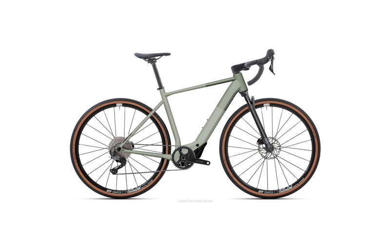 Gravel Elsykkel Superior iXR 6.5 Matte Green Grey