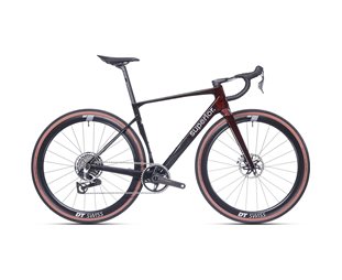 Gravel pyörä Superior XR 9.9 GR Matte Carbon/Gloss Red