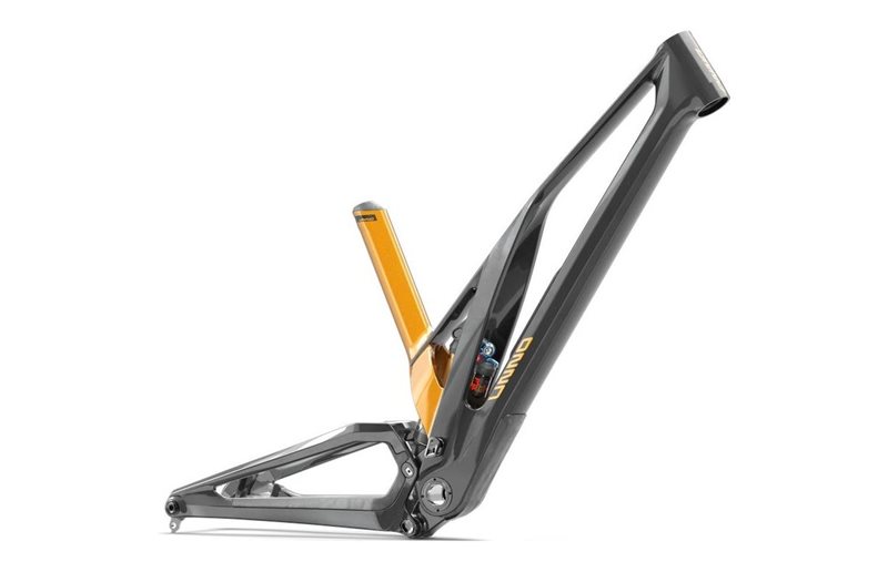 Rammesett Unno DASH Frame Matter Carbon Raw Copper
