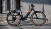 Naisten sähköpyörä Rock Machine Crossride E700 B Touring CX Matte Black/Orange