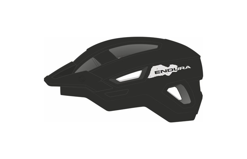 Lasten pyöräilykypärä Endura Hummvee Youth Helmet Black