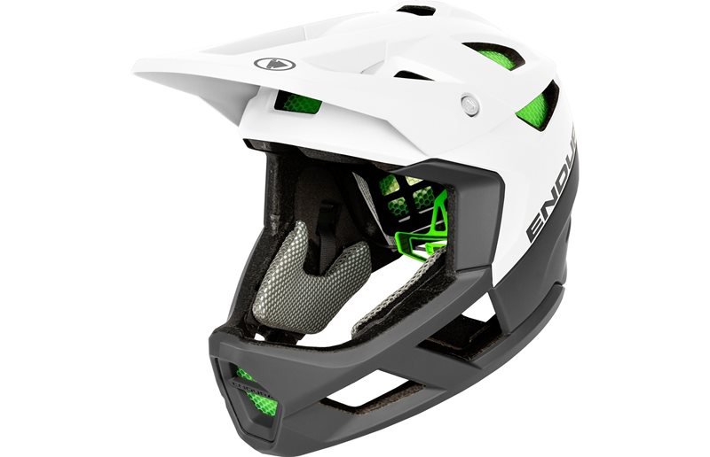 Full Face kypäräkypärä Endura MT500e Helmet White