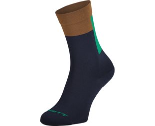 Cykelstrumpor Scott Block Stripe Crew Dark Blue/Bread Brown