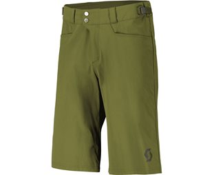 Scott Cykelbyxor Shorts Herr Trail Flow w/pad Fir Green