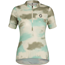 Cykeltröja Dam Scott Endurance 10 SS Cotton White/Miami Green