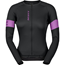 Cykeltröja Dam Scott Endurance Pro LS Black/Liquid Purple