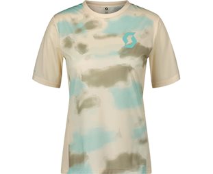 Cykeltröja Dam Scott Trail Vertic SS Cotton White/Miami Green