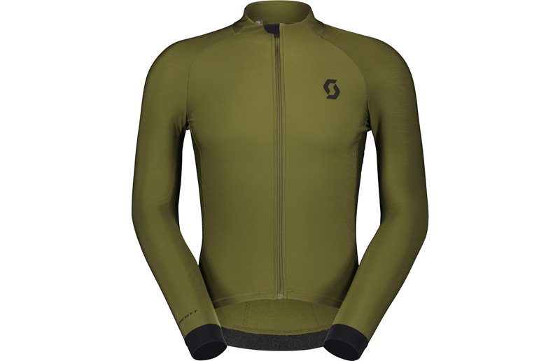 Cykeltröja Herr Scott RC Pro Warm LS Fir Green