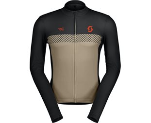 Cykeltröja Herr Scott RC Team LS Mars Red/Toast Beige