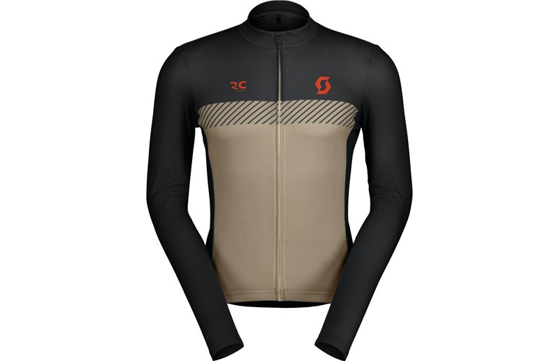Cykeltröja Herr Scott RC Team LS Mars Red/Toast Beige