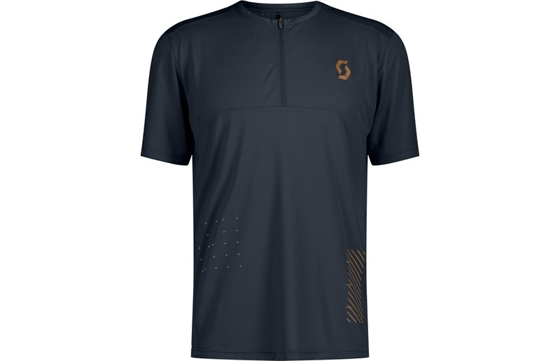 Cykeltröja Herr Scott Trail Vertic Zip SS Dark Blue
