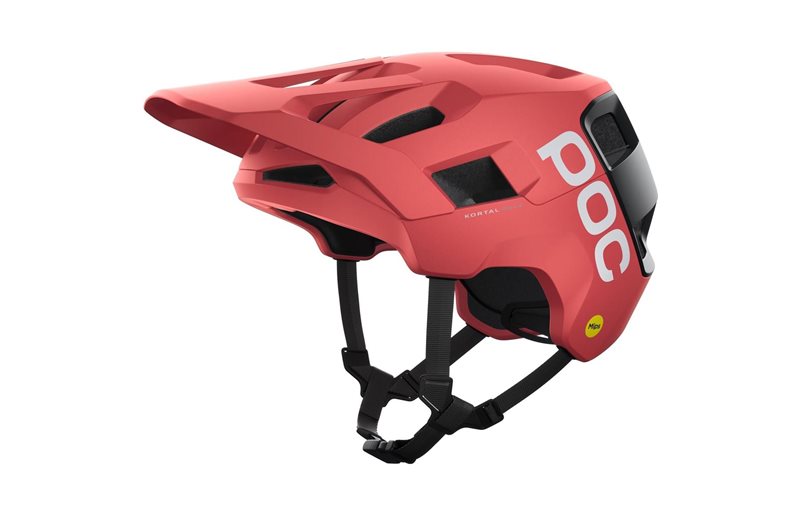 Cykelhjälm Poc Kortal Race Mips Coral/Uranium Black Matt