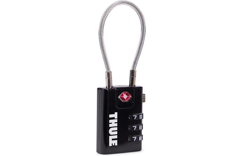 Vajerlås Thule TSA Cable Lock Svart