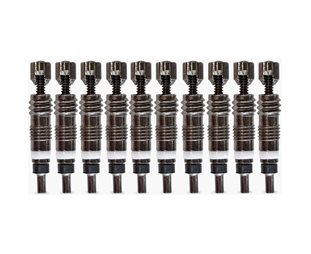 Tubelessventil Erstatning Presta Valve Cores 10 stk MUC-OFF Black