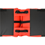 Tavaratelineen laukku New Looxs Nyborg Double Red/Black