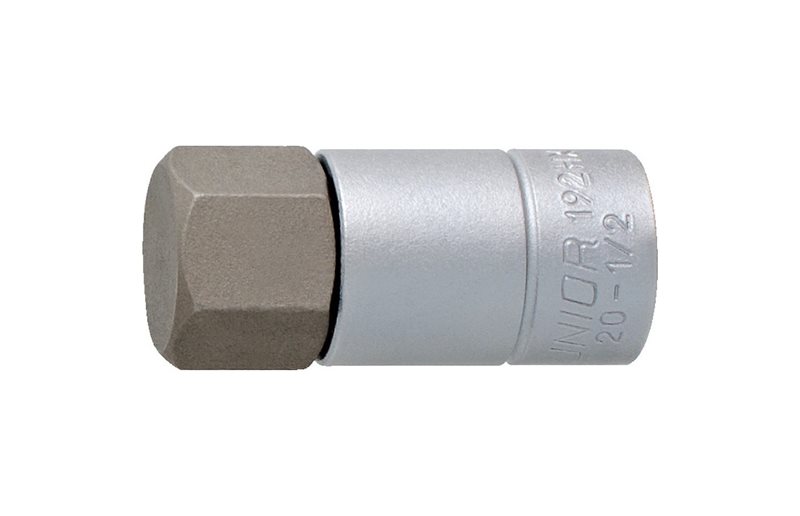 Hylsyavain Unior 1/2" Drive Socket 14mm Silver