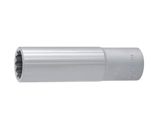 Hylsyavain Unior 1/2" Drive Socket 17mm Silver