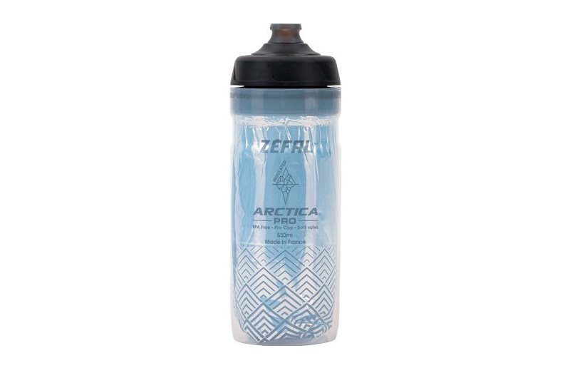 Vattenflaska Zefal Arctica Pro 55 Silver/Black