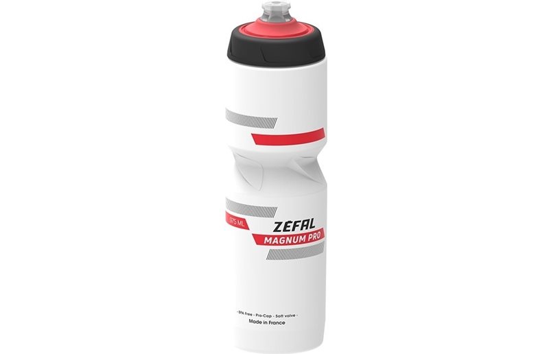 Juomapullo Zefal Magnum Pro White/Black/Red