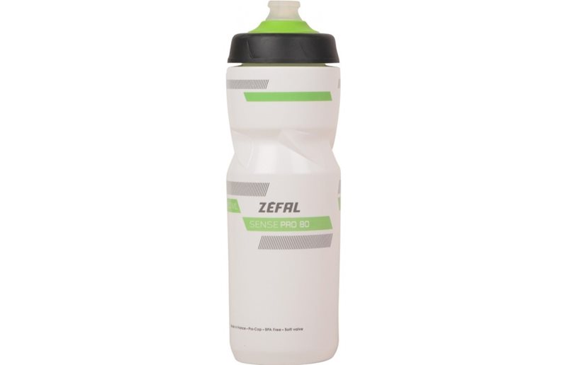Juomapullo Zefal Sense Pro 80 White/Green/Black