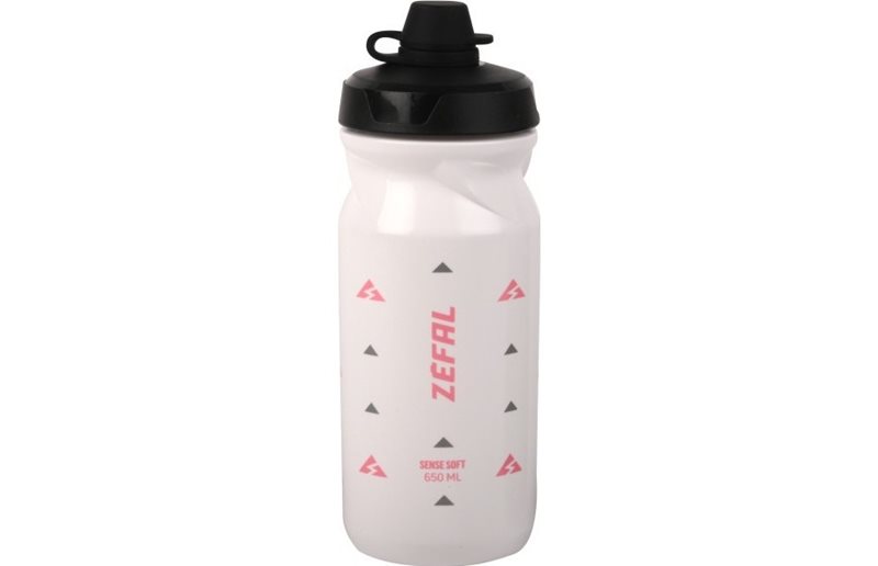 Juomapullo Zefal Sense Soft 65 No-Mud White