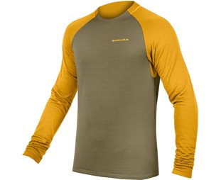 Cykeltröja Endura Singletrack Fleece Tweed Green