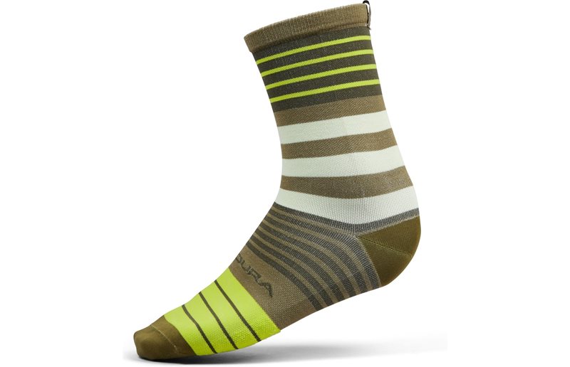 Pyöräilysukat Endura Block Sock Tweed Green
