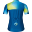 Pyöräilypaita Endura Bitmap Block Fs260 Print S/S Jersey Barra Blue