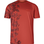 Cykeltröja Endura Botanic Ltd Printed S/S Tee Brick Red