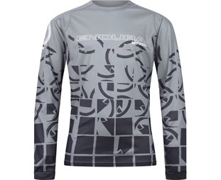 Cykeltröja Endura Kids MT500 L/S Jersey Black
