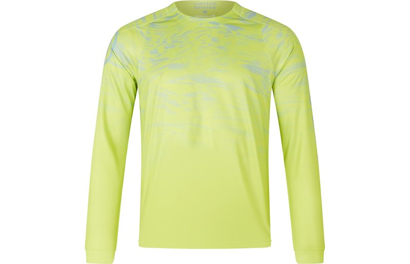 Pyöräilypaita Endura Marble Ltd Printed L/S Tee Lime Green