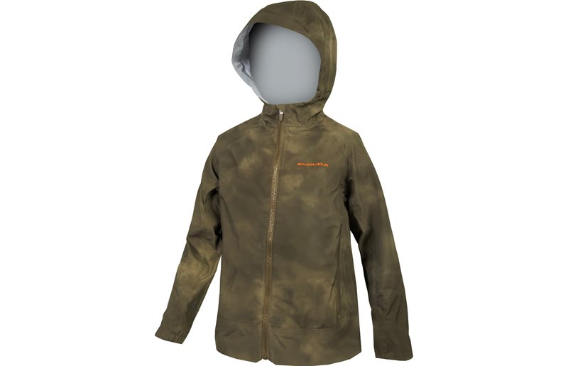 Sykkeljakke Endura Kids MT500 Jr Waterproof Jacket Tweed Green