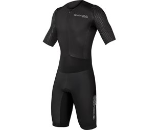 Triathlondräkt Endura Qdc S/S Tri Suit Ii With Sst Black