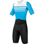 Triathlondräkt Endura Qdc S/S Tri Suit Ii With Sst Bright Blue