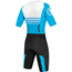 Triathlondräkt Endura Qdc S/S Tri Suit Ii With Sst Bright Blue