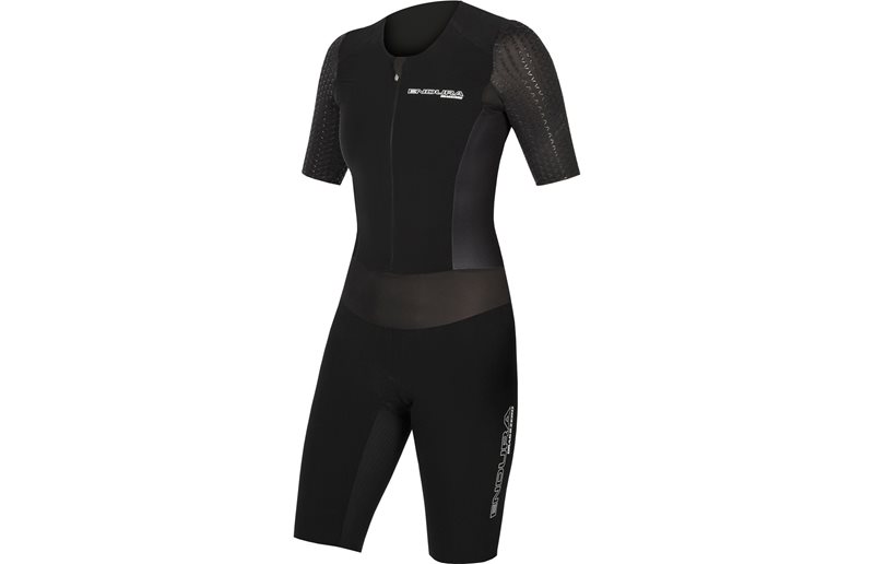 Endura Naisten Qdc S/S Tri Suit Ii With Sst Black