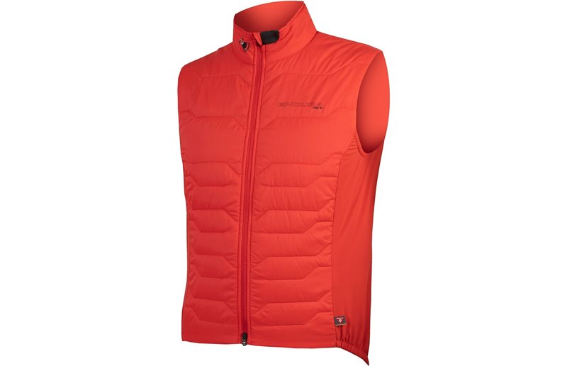 Cykelväst Endura Pro SL Primaloft Gilet II Pomegranate