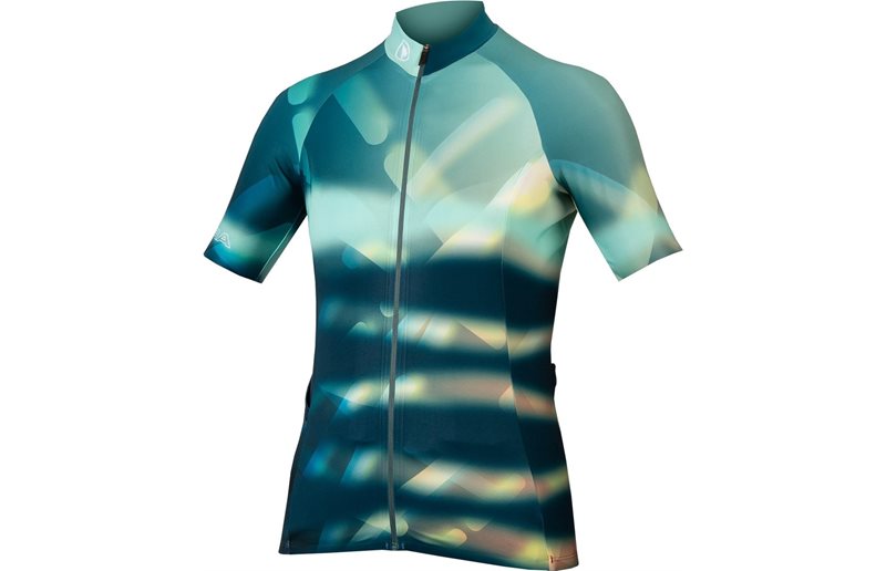 Endura Dam Virtual Texture S/S Jerse Glacierblue