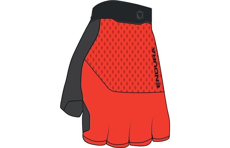 Pyöräilyhanskat Endura Loop Mitt Punainen