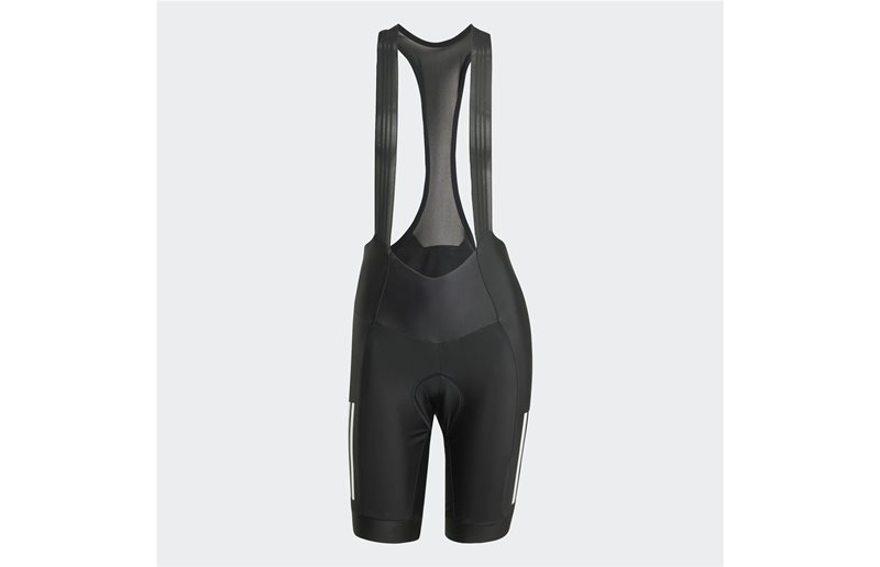 Pyöräilyshortsit Adidas Essentials 3-Stripes Padded Cycling Bib W Musta