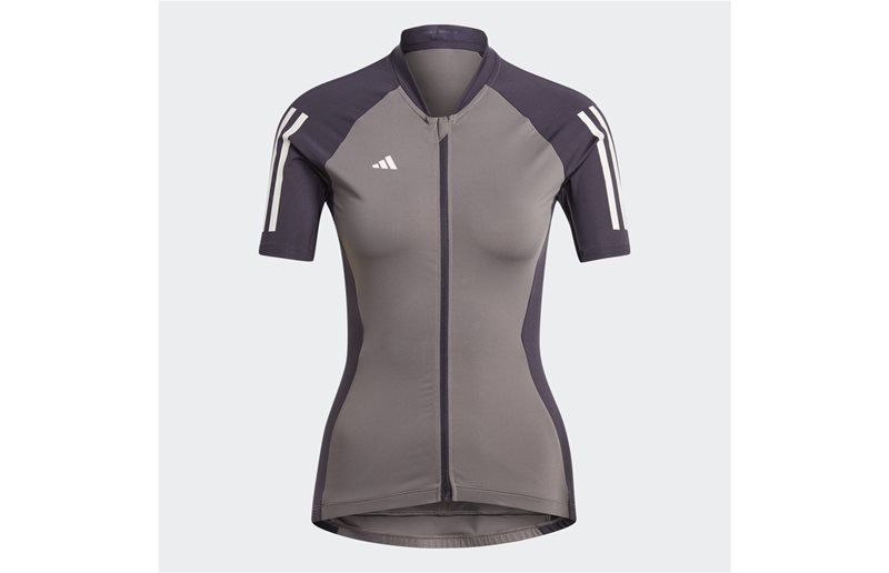 Pyöräilypaita Adidas Essentials 3-Stripes W Harmaa