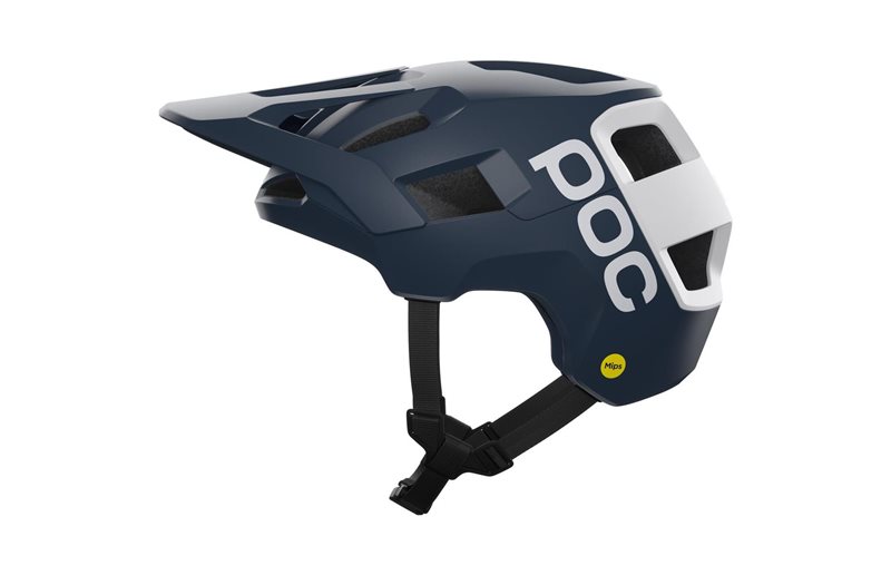 Cykelhjälm Poc Kortal Race Mips Apatite Navy Matt/Hydrogen White Matt