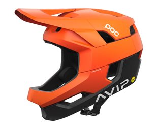 Poc MTB Hjälm Otocon Race Mips Fluorescent Orange Avip/Uranium Bla