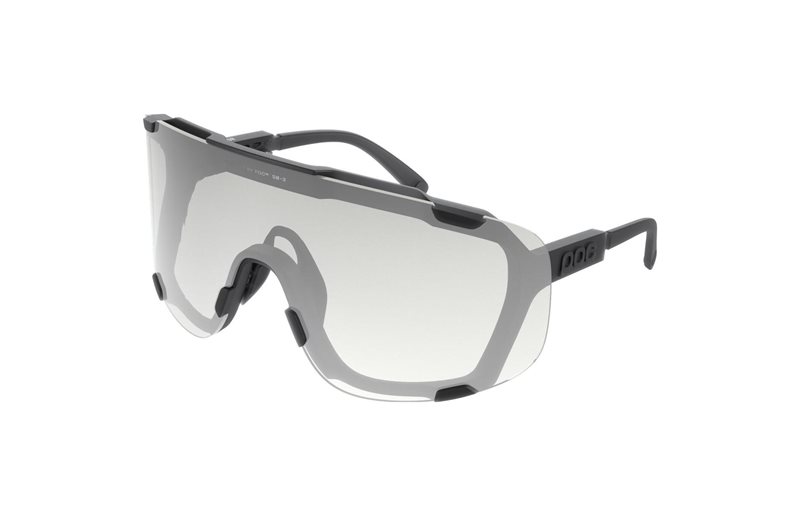 Cykelglasögon POC Devour Translucent Black/Clarity Photochromic/Changeable Grey