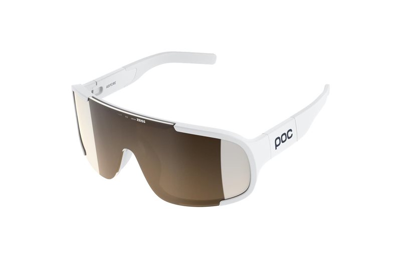 Cykelglasögon POC Aspire Hydrogen White/Clarity Trail /Partly Sunny Silver