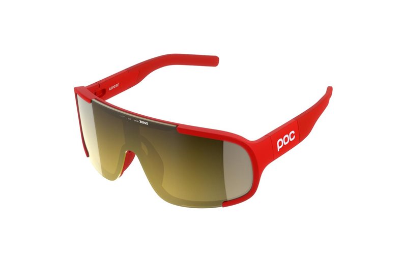 Pyöräilylasit POC Aspire Prismane Red/Clarity Road/Partly Sunny Gold