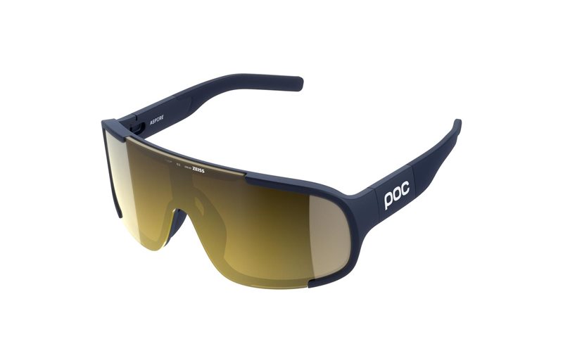 Pyöräilylasit POC Aspire WF Apatite Navy/Clarity Road/Partly Sunny Gold