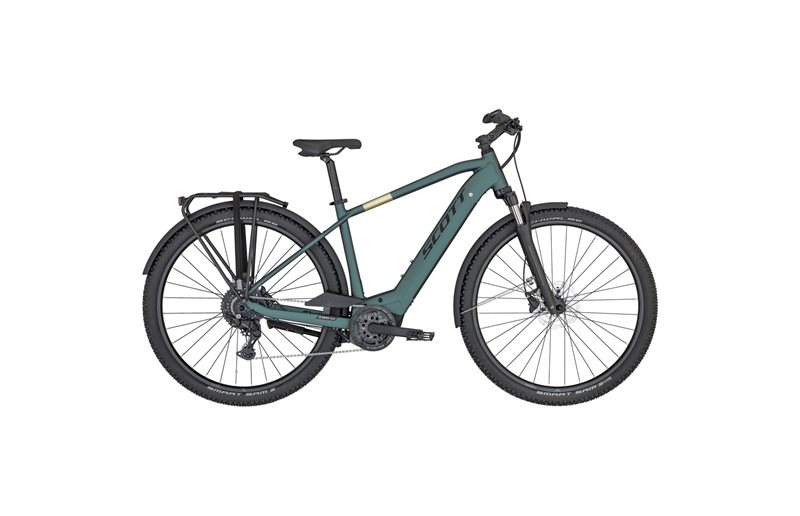 Elcykel hybrid Scott Sub Cross eRIDE 30 Men EQ Malachite Green